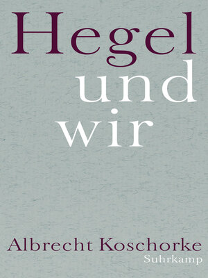 cover image of Hegel und wir